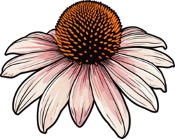 ai gegenereerd korenbloem clip art ontwerp illustratie png