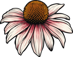 ai gegenereerd korenbloem clip art ontwerp illustratie png