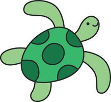 Tortuga icono. plano ilustración de Tortuga vector icono para web diseño