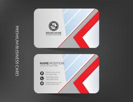 Modern business card template design vector