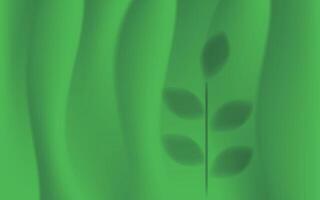 Simple green abstract background design vector