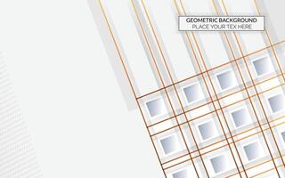 resumen geométrico antecedentes con naranja líneas vector