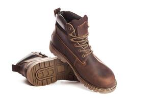 Men brown boots photo