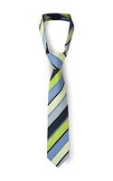 Men's striped tie in different colors photo