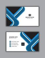 Clean and Professional Double-Sided Business Card - Modern Simplicity at Its Best vector