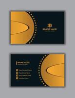 Contemporary and Creative Business Card - Sleek Design for Innovative Minds vector