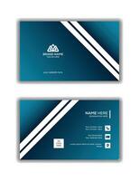 Creative Modern Business Card - Unique and Stylish Design vector