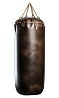 AI generated Boxing Heavy Bag Isolated on Transparent Background png