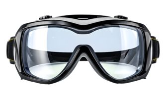 ai generado esquí gafas de protección aislado en transparente antecedentes png