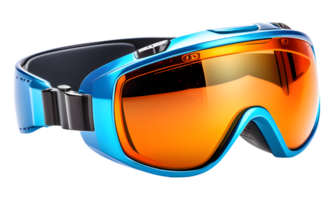 ai generiert Ski Brille isoliert auf transparent Hintergrund png