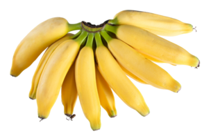 Fruit Yellow banana with transparent background png