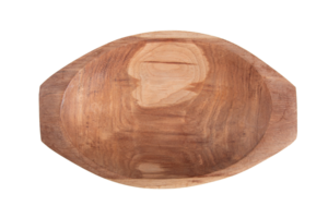 rustique en bois bol avec transparent Contexte png