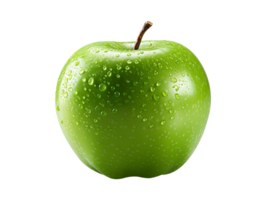 AI generated Green apple fruit png file