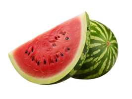 AI generated Isolated watermelon fruit png file