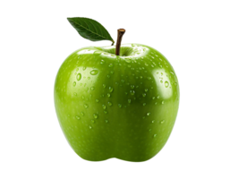 AI generated Green apple fruit png file