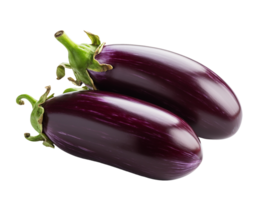 AI generated Aubergine vegetable png file