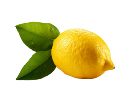 ai genererad citron- frukt objekt png fil