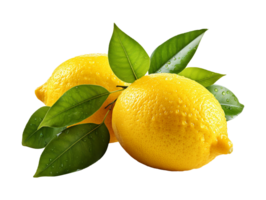 AI generated Lemon fruit object png file