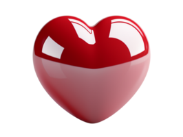 AI generated Heart icon symbol object png file