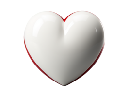 AI generated Heart icon symbol object png file