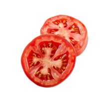 AI generated Slide cut tomato vegetable png file
