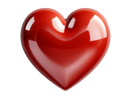 AI generated Heart icon symbol object png file