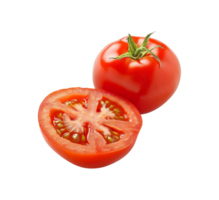 AI generated Slide cut tomato vegetable png file