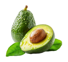 AI generated Avocado vegetable object png file