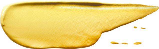 geel acryl verf borstel beroerte png