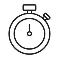 Chronometer line icon. vector