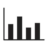 Graphs Flat icon. vector