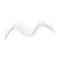 Abstract line waves. vector