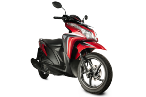 a red scooter type motorbike. png