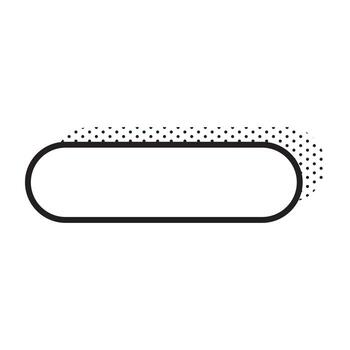 text frame box line. vector