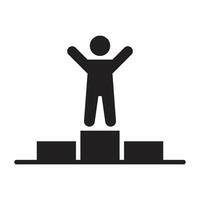 Success Flat icon. vector