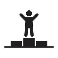 Success Flat icon. vector