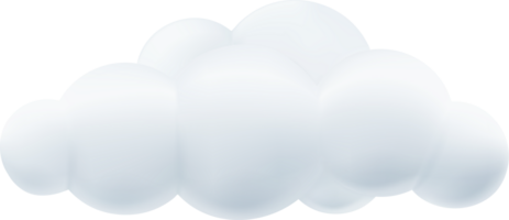 3D cloud icon png