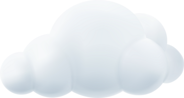 3D-wolk icoon png