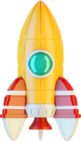 3D Rocket Icon png