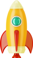 3D Rocket Icon png