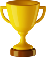 Gold Winner Cup 3D Icon png