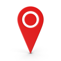 3d Renderização realista localização mapa PIN GPS ponteiro marcadores GPS localização símbolo, mapas e navegação aplicativos, vermelho geolocalização marcadores, marcador ícones, cartografia, e viajante interesse símbolos png