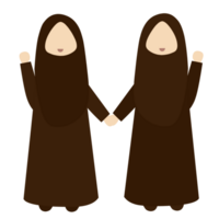 Muslim Twins Girls png