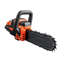 AI generated Clear Cut Chainsaw Image, Professional and Neat Tool Graphics Guaranteed png