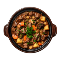 AI generated Pot Roast Clarity Cutout, Ensuring Precise and Well Defined Culinary Visual Elements png