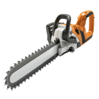 AI generated Clean Chainsaw Cutout, Ensuring a Polished Appearance in Tool Graphics png