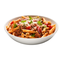 AI generated Transparent Background for Pasta, Enhancing Design Adaptability in Culinary Graphics png