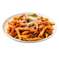 AI generated Ziti Clipping Path, Ensuring Precision in Detailing Pasta Visuals png