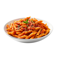 AI generated Ziti on a Blank Canvas, Providing a Canvas for Creative Customization in Culinary Designs png