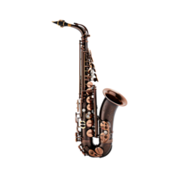 ai généré saxophone sur une Vide Toile pour personnalisation png